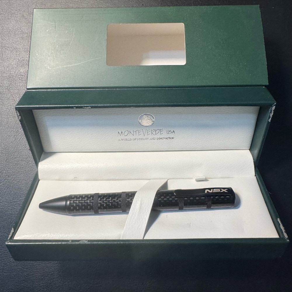 NEW Monteverde Black NSX Ballpoint Pen